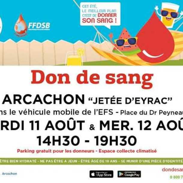 Don de sang Arcachon 